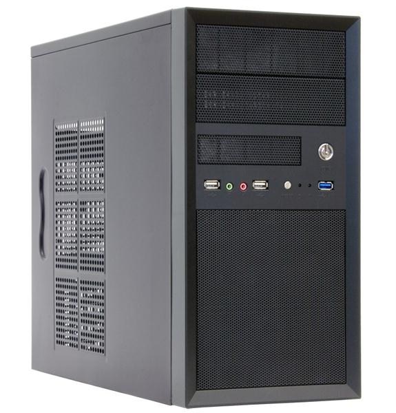 CHIEFTEC Mesh Series/ uATX,  CT-01B,  350W,  čierna,  USB 3.1 