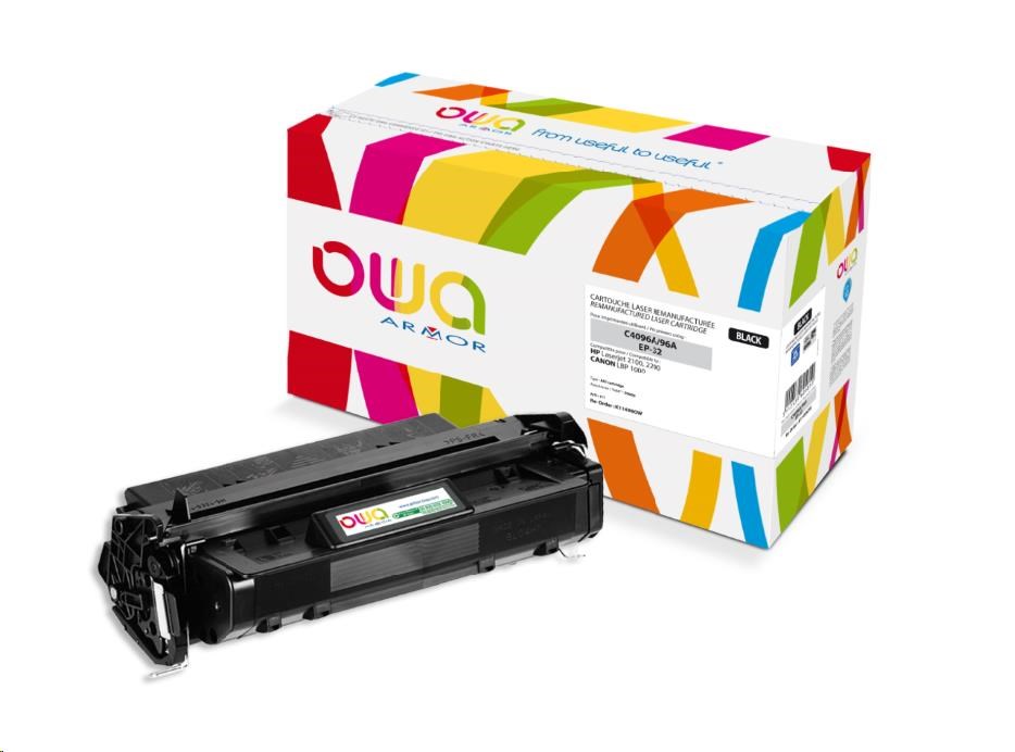 OWA Armor toner pre HP Laserjet 2100,  2200,  5000 strán,  C4096A,  čierny/ čierny0 