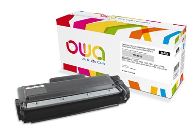 OWA Armor toner pre BROTHER HL L2300,  2320,  2340,  2360,  DCP L2500,  MFC L2700,  2600 strán,  TN2320,  čierna/ čierna (TN-2320 