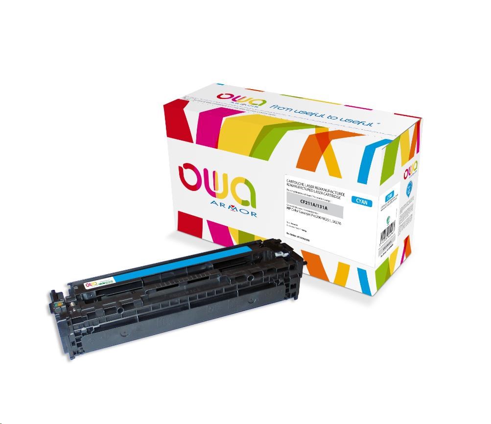 OWA Armor toner pre HP Color Laserjet Pro 200 M251,  M276,  1800 strán,  CF211A,  modrá/ cyan0 