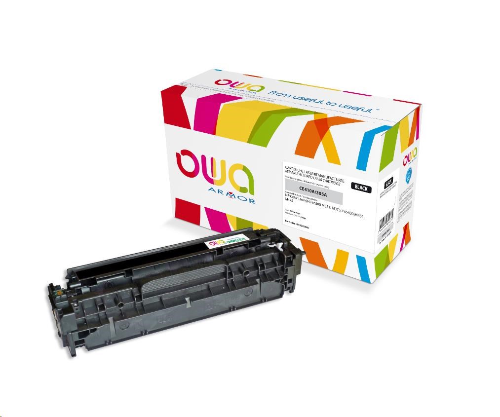 OWA Armor toner pre HP Color Laserjet Pro300 M351,  M375,  Pro400 M451,  M475,  2200 strán,  CE410A,  čierny/ čierny0 