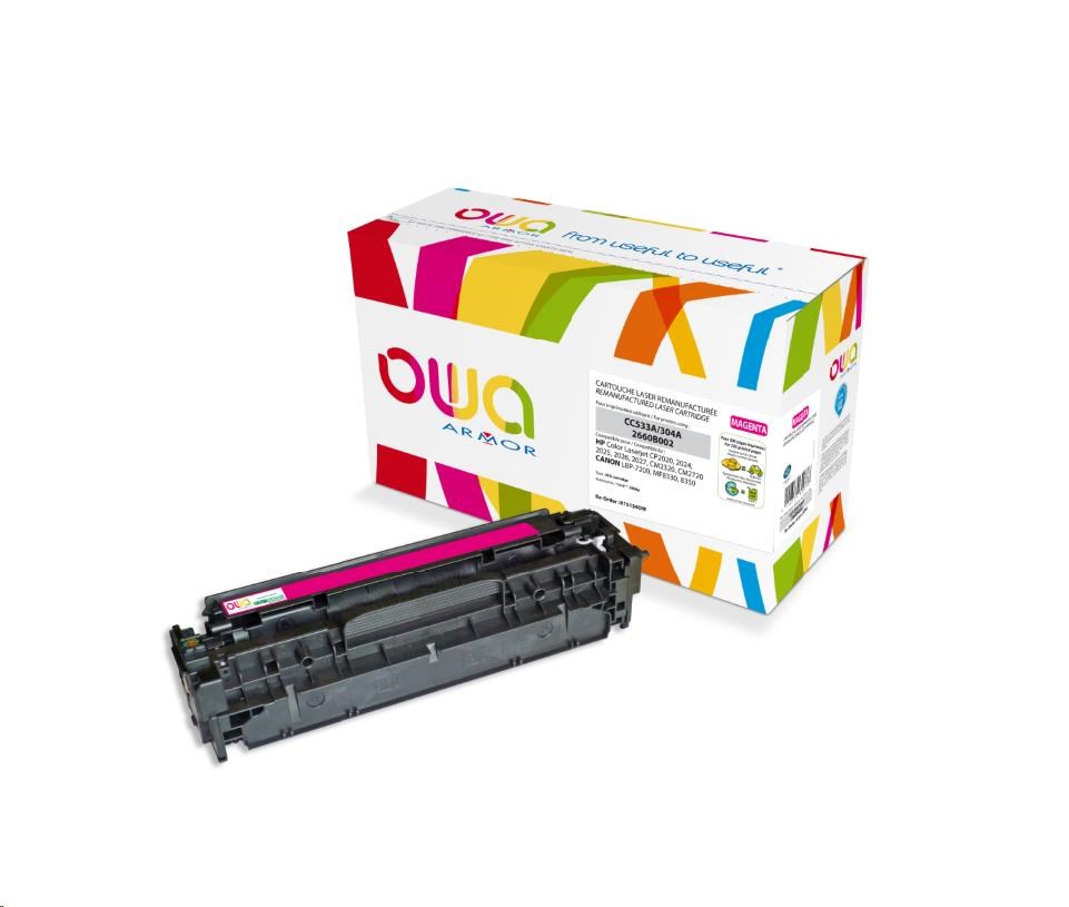 OWA Armor toner magenta 2800 stran CANON (CRG-718M) /  HP (CC533A)0 