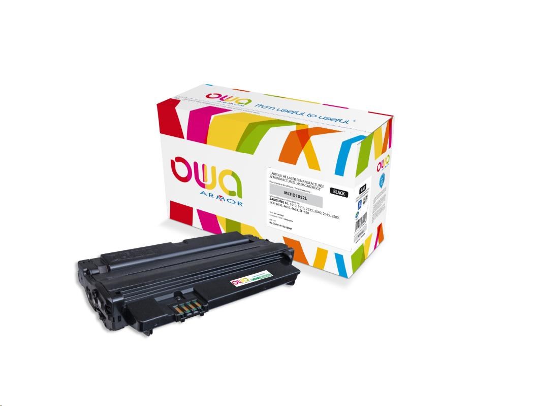 OWA Armor toner pre SAMSUNG ML1910, 1915, 2525 SCX-4600, 4610, SF-650,  2500 strán,  MLTD1052L,  čierny/ čierny (MLT-D1052L, SU70 