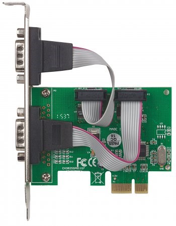 Sériová karta PCI Express MANHATTAN,  dva porty DB92 