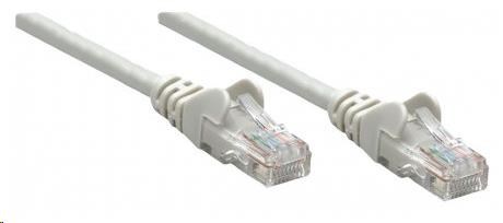 Intellinet patch kábel,  Cat6 Certified,  CU,  UTP,  PVC,  RJ45,  0.5 m,  sivá1 