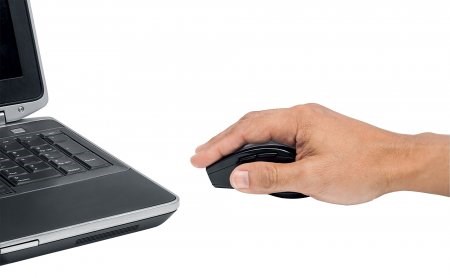 MANHATTAN Mouse Curve,  USB,  optická,  bezdrôtová,  5 tlačidiel,  1600 dpi,  sivo-čierna4 