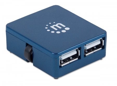 MANHATTAN USB 2.0 Micro Hub,  4 porty,  napájanie zbernice3 