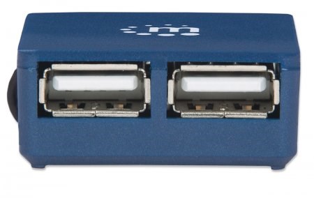 MANHATTAN USB 2.0 Micro Hub,  4 porty,  napájanie zbernice8 
