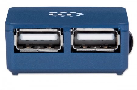 MANHATTAN USB 2.0 Micro Hub,  4 porty,  napájanie zbernice10 