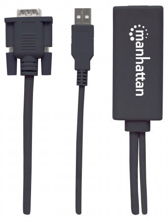 Prevodník MANHATTAN VGA na USB a HDMI3 