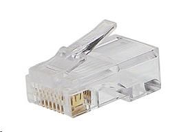 PREMIUMCORD RJ45 8pin konektor - drôt,  50ks vo vrecku0 