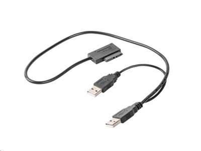 Externý adaptér GEMBIRD USB na SSD Slim SATA,  DVD0 