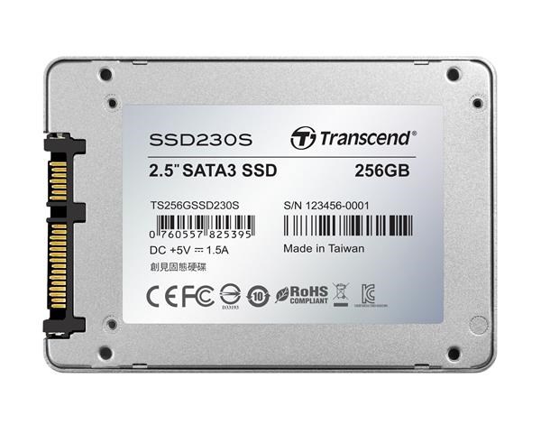 TRANSCEND SSD 230S 256GB,  SATA III 6Gb/ s,  3D TLC,  hliníkové puzdro2 