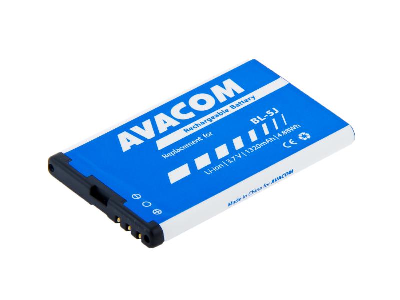 AVACOM batéria pre Nokia 5230,  5800,  X6 Li-Ion 3, 7V 1320mAh (náhradná BL-5J)0 