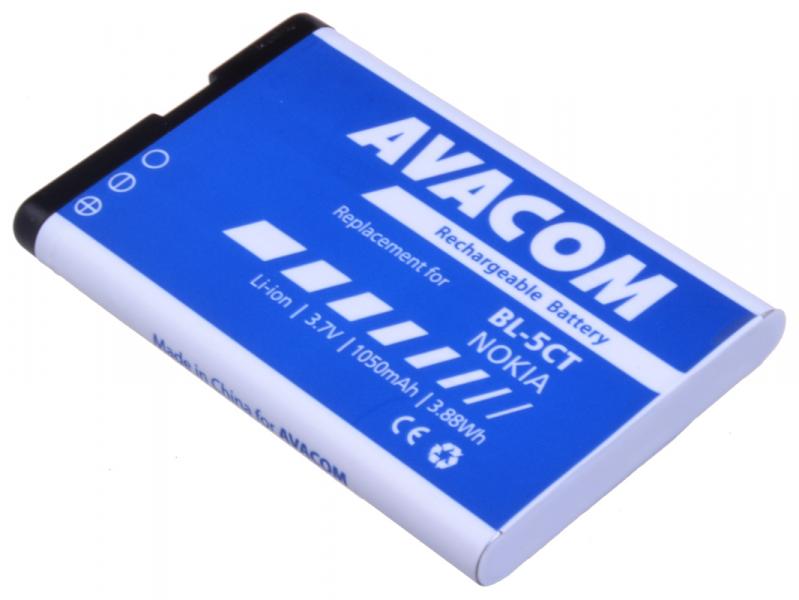 Batéria AVACOM GSNO-BL5CT-S1050A do mobilu Nokia 6303, 6730, C5, Li-Ion 3, 7 V 1050mAh1 