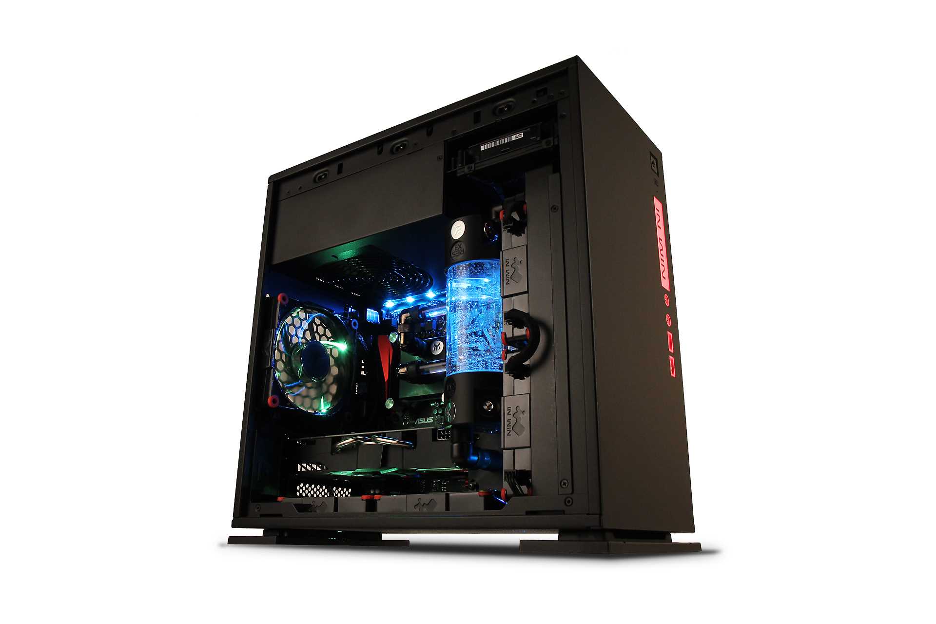 IN WIN Case 301 Mini Tower, bez zdroja, čierna2 
