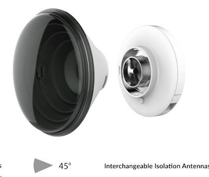 UBNT airMAX IsoStation IS-5AC [AP/ Klient 450+Mbps,  256QAM,  45° rohová anténa,  14dBi,  airMAX ac]3 