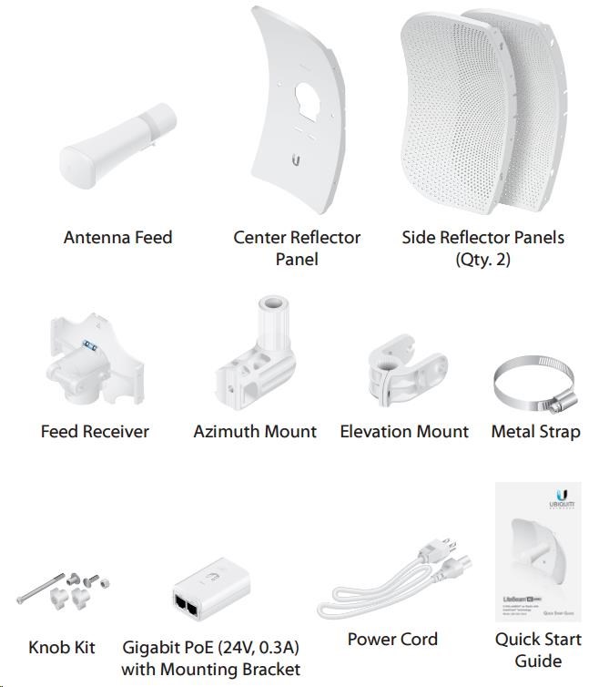 UBNT airMAX LiteBeam 5AC Gen2 [450+Mbps AP/ Klient,  5GHz,  23dBi anténa,  5GHz,  airMAXac]1 