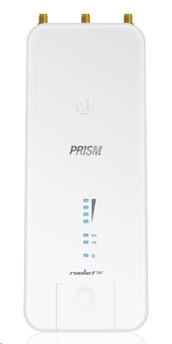 UBNT airMAX Rocket2 AC [airPRISM,  AP/ Klient,  2.4GHz,  airMAX ac,  27dBm,  2xRSMA,  1xGPS]0 