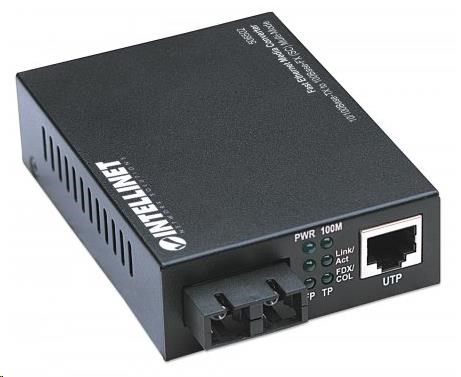 Intellinet Ethernet konvertor,  100Base-TX (RJ45) na 100Base-FX (SC) multimode,  2 km1 