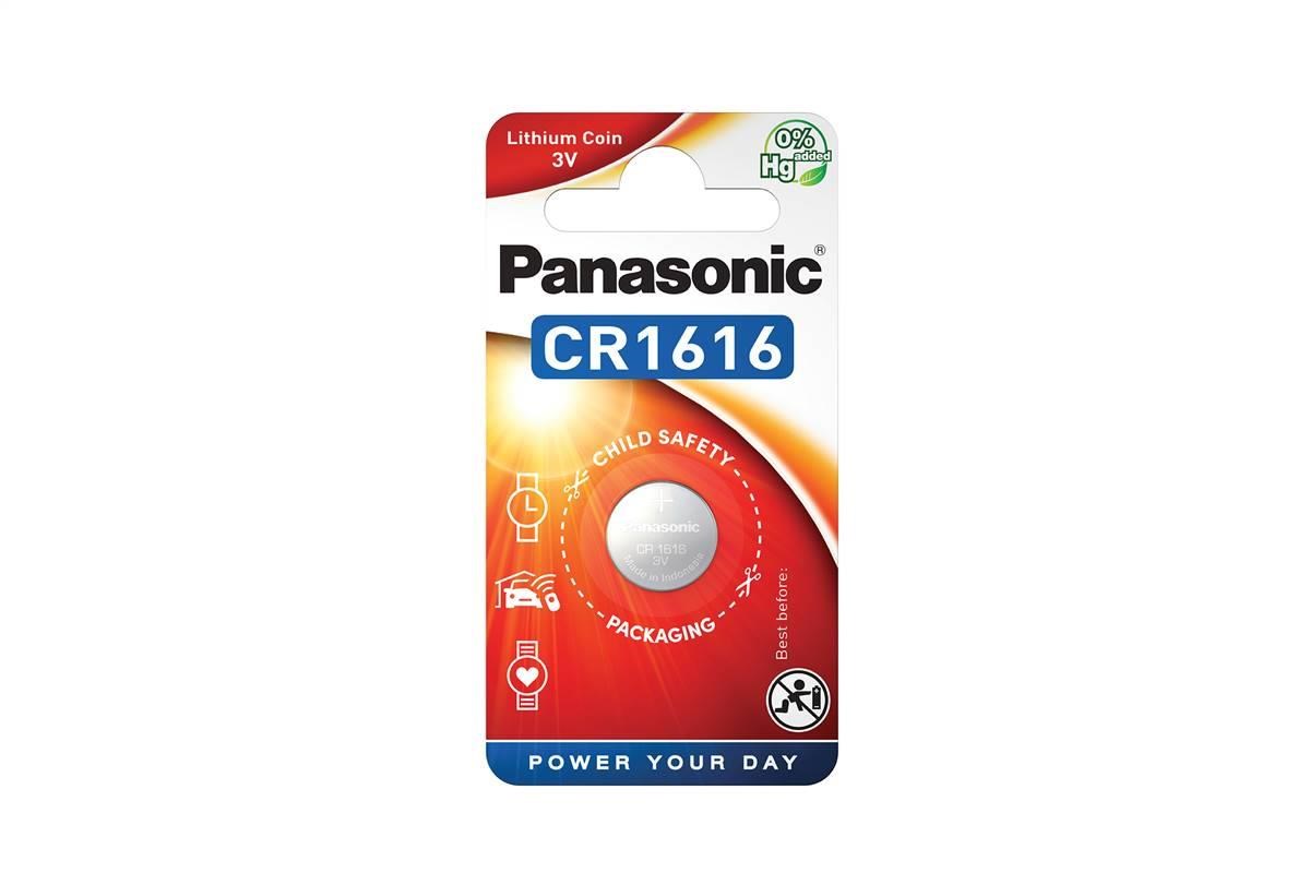 PANASONIC Lithiová baterie (knoflíková) CR-1616EL/ 1B  3V (Blistr 1ks)0 