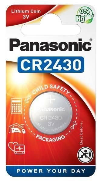 PANASONIC Lithiová baterie (knoflíková) CR-2430EL/ 1B  3V (Blistr 1ks)0 