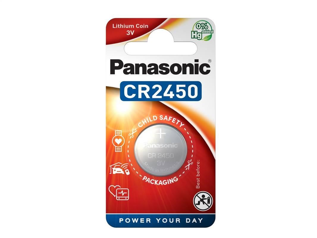 PANASONIC Lithiová baterie (knoflíková) CR-2450EL/ 1B  3V (Blistr 1ks)0 