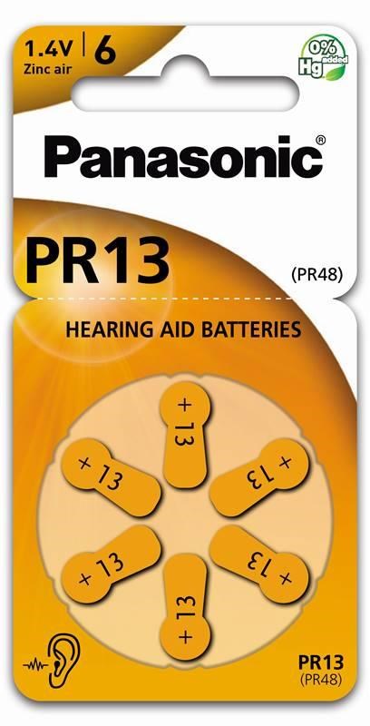 PANASONIC Zinkovzduchová baterie PR-13(48)/ 6LB AAA 1, 2V (Blistr 6ks)0 