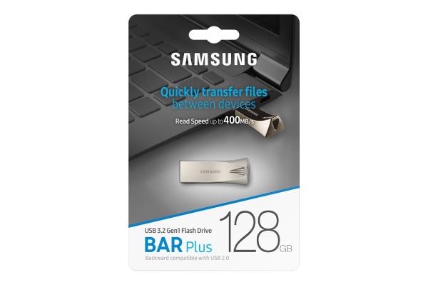 Samsung BAR Plus/ 128GB/ USB 3.2/ USB-A/ Champagne Silver6