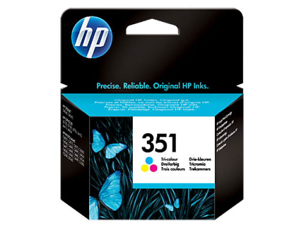 HP 351 Tri-color Ink Cart, 3,5 ml, CB337EE