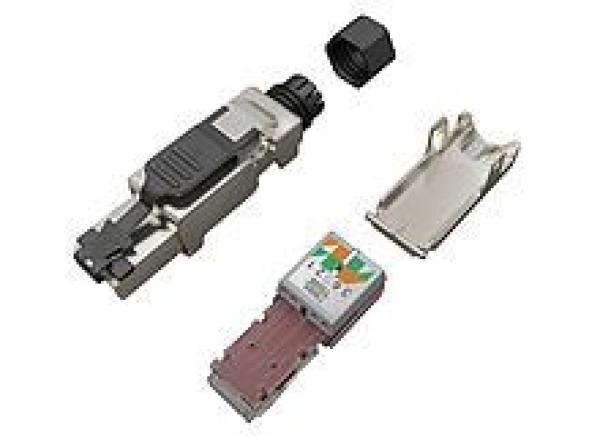 Solarix Priemyselný univerzálny konektor RJ45 CAT6A STP SXRJ45-6A-STP-BK-SA1