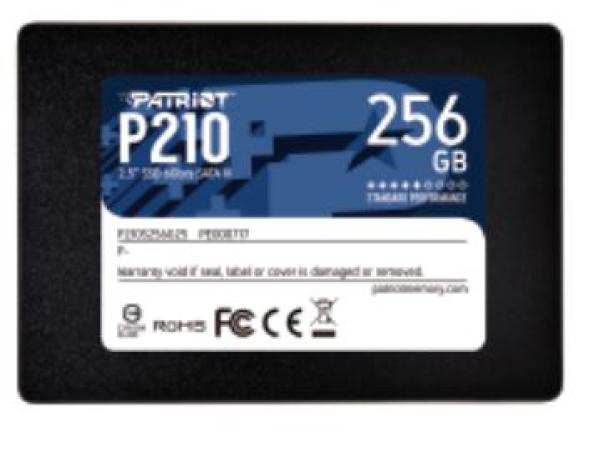 PATRIOT P210/ 256GB/ SSD/ 2.5&quot;/ SATA/ 3R