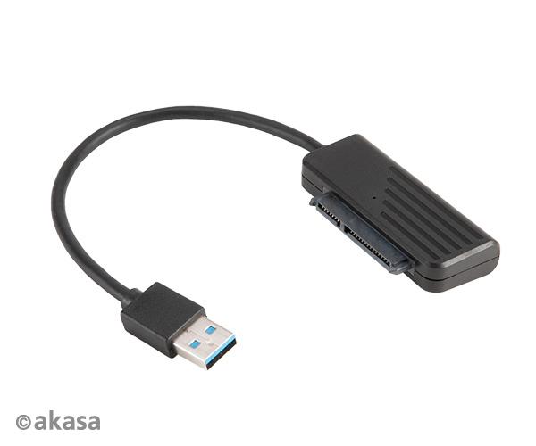 AKASA USB 3.1 adaptér pre 2, 5" HDD a SSD - 20 cm1