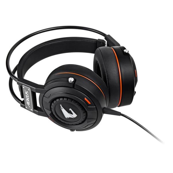 GIGABYTE sluchátka s mikrofonem headset AURUS H5,  wired,  RGB Lighting,  USB/ 3.5mm4
