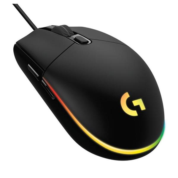 Logitech G102 Gen2/ Herná/ Optická/ 8 000 DPI/ Drôtová USB/ Čierna
