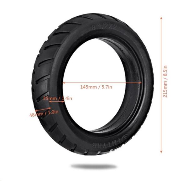 Bezdušová pneumatika pro Xiaomi Scooter (Bulk)0