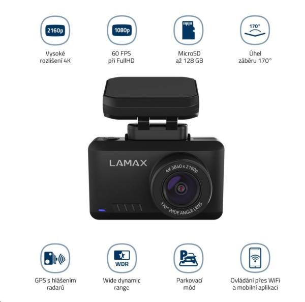 LAMAX T10 4K GPS (s hlášením radarů)4