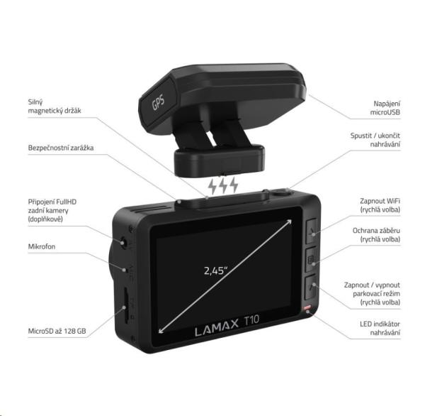 LAMAX T10 4K GPS (s hlášením radarů)3