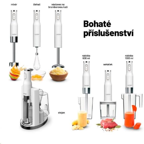 Lauben Stick Blender 800AT - tyčový mixér2