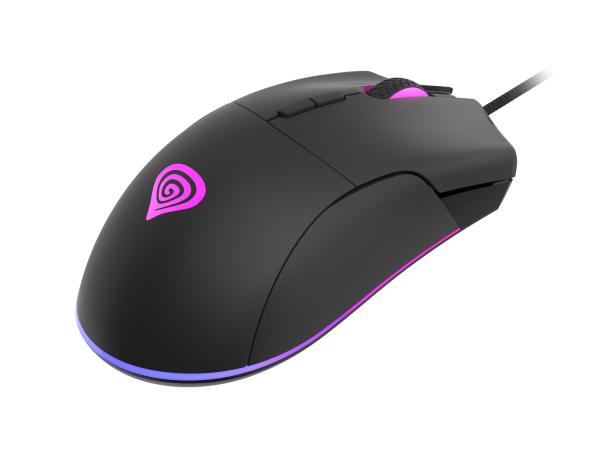 Genesis herná optická myš KRYPTON 290/ RGB/ 6400 DPI/ Herná/ Optická/ 6 400 DPI/ Drôtová USB/ Čierna4
