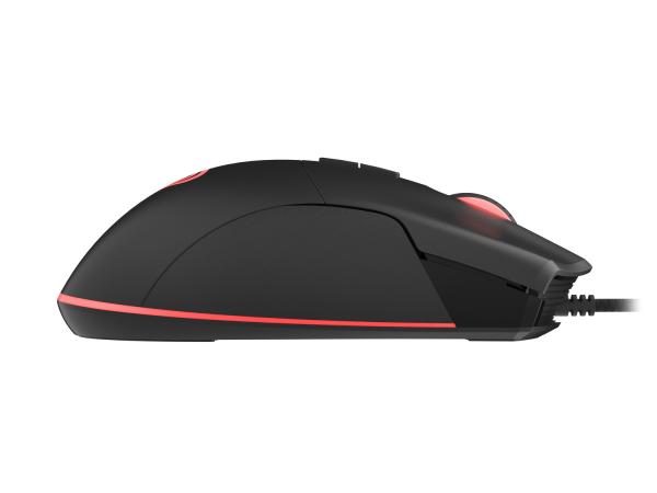 Genesis herná optická myš KRYPTON 290/ RGB/ 6400 DPI/ Herná/ Optická/ 6 400 DPI/ Drôtová USB/ Čierna7