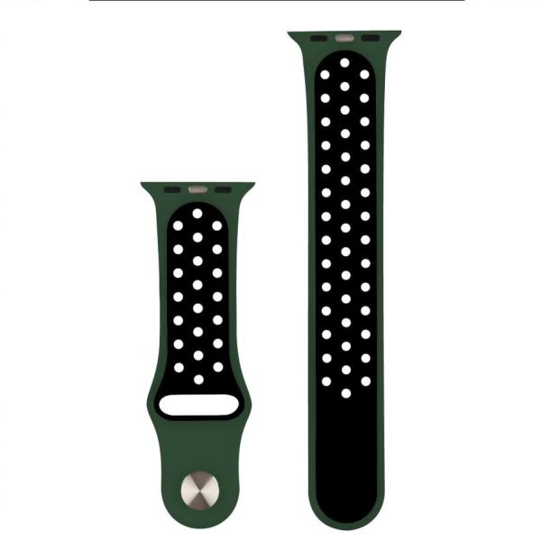 RhinoTech sportovní řemínek pro Apple Watch 42 / 44mm Olivovo-černá3