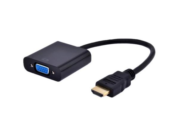 Gembird Adapter HDMI-A - VGA (M/ F), čierny