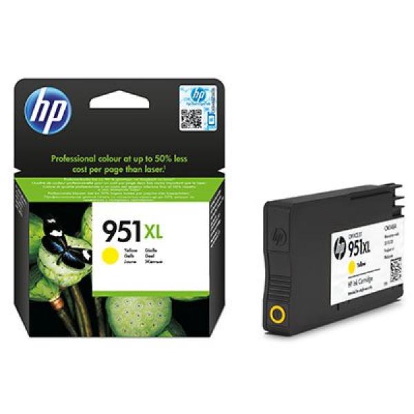HP 951XL Yellow Ink Cart, 17 ml, CN048AE, HP Officejet Pro 276dw, 8100 ePrinter,8620