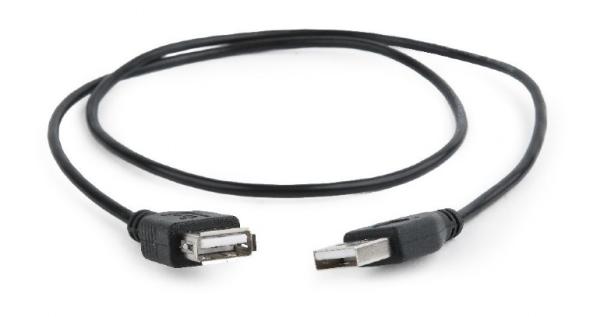 GEMBIRD predlžovací kábel USB, 0, 75 m, čierny