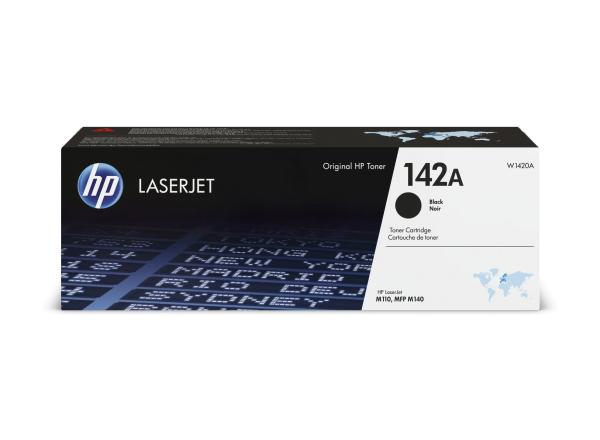 HP 142A Black LaserJet Toner, W1420A