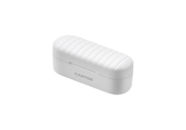 Canyon TWS-1, True Wireless Bluetooth slúchadlá do uší, nabíjacia stanica v kazete, biele2