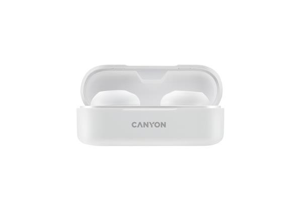 Canyon TWS-1, True Wireless Bluetooth slúchadlá do uší, nabíjacia stanica v kazete, biele4