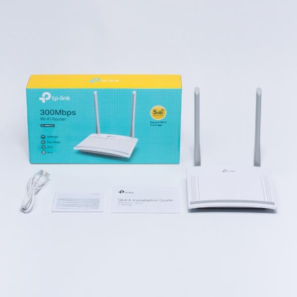 TP-Link TL-WR820N 300Mb/ s Wireless N Router, 3x10/ 100 RJ45, rodičovská kontrola, 2x5dBi anténa3