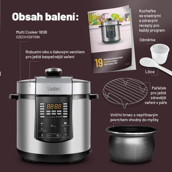 Lauben Multi Cooker 18SB Czech Edition4